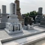 新規墓石工事完了しました（小松市千代町墓地にて）